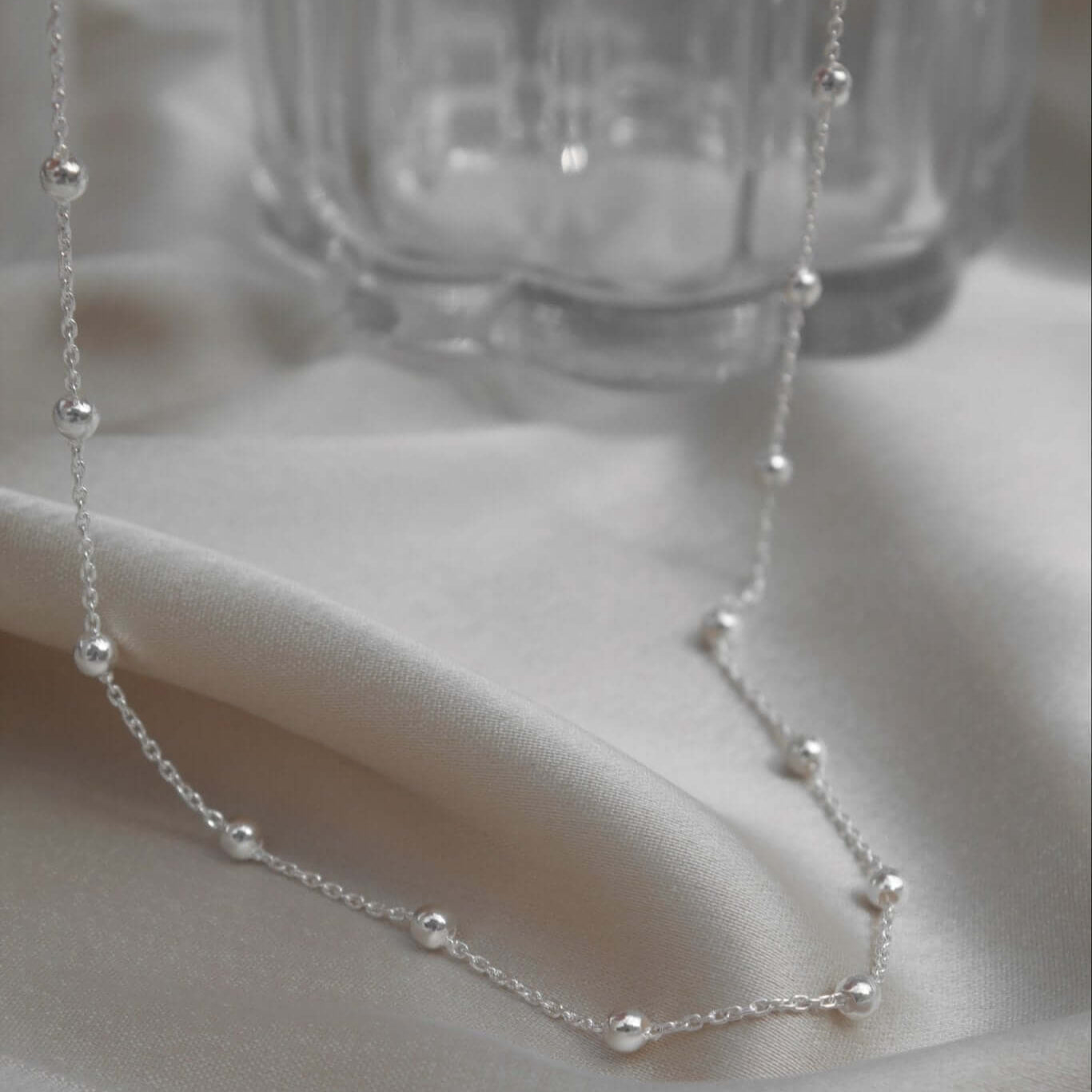 Sterling Silver Satellite Chunky Necklace - Jewellery Hut