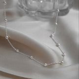 Sterling Silver Satellite Chunky Necklace - Jewellery Hut