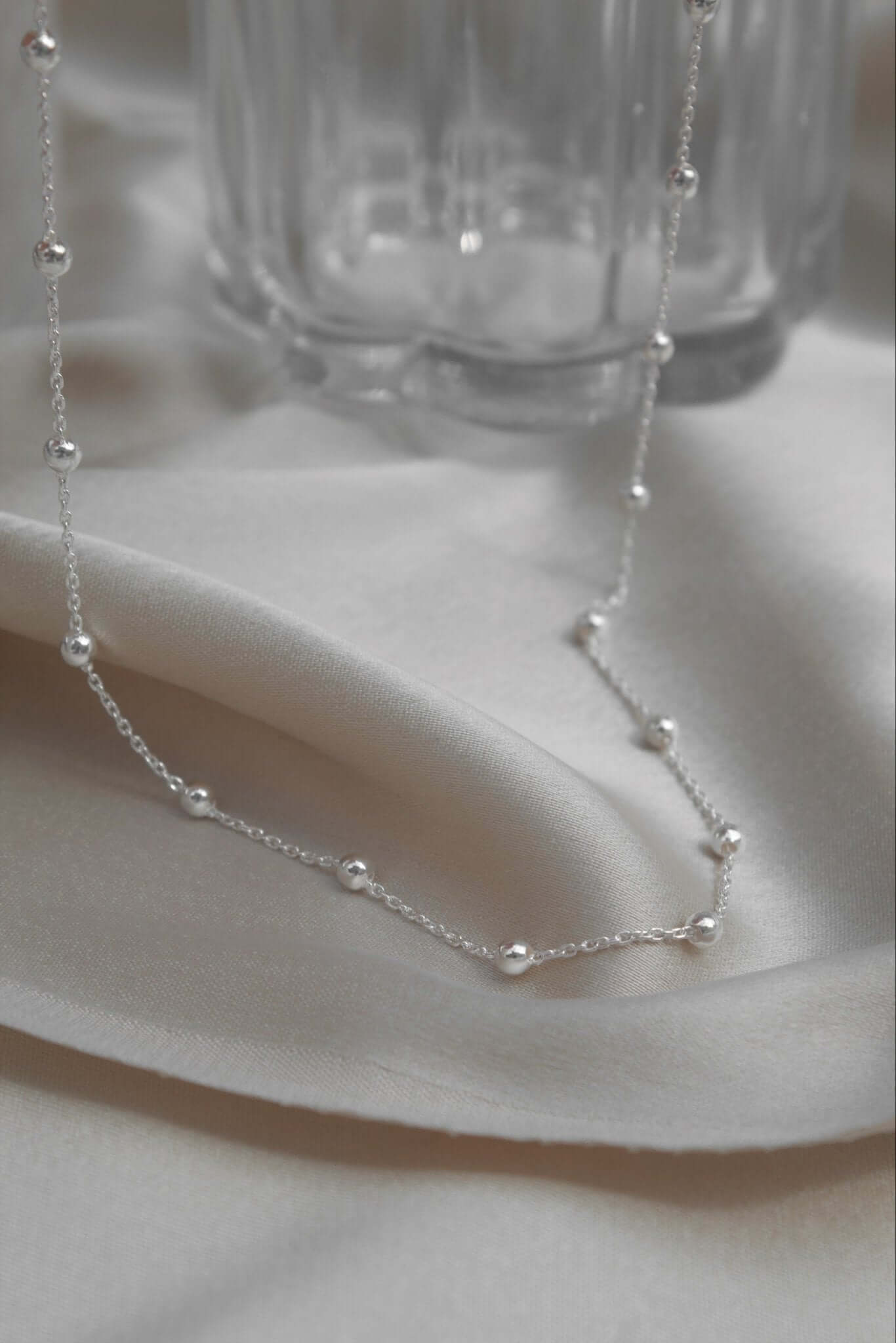 Sterling Silver Satellite Chunky Necklace - Jewellery Hut
