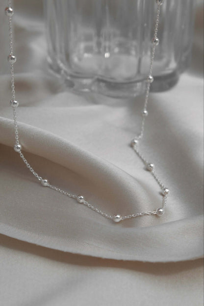 Sterling Silver Satellite Chunky Necklace - Jewellery Hut