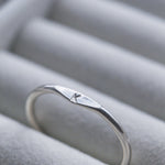 Sterling Silver Signet & Stacking Ring Set - Jewellery Hut