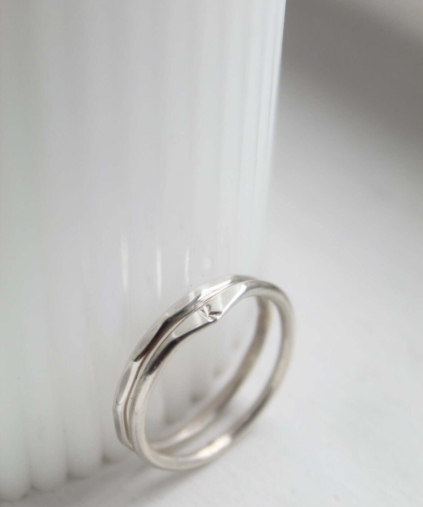 Sterling Silver Signet & Stacking Ring Set - Jewellery Hut