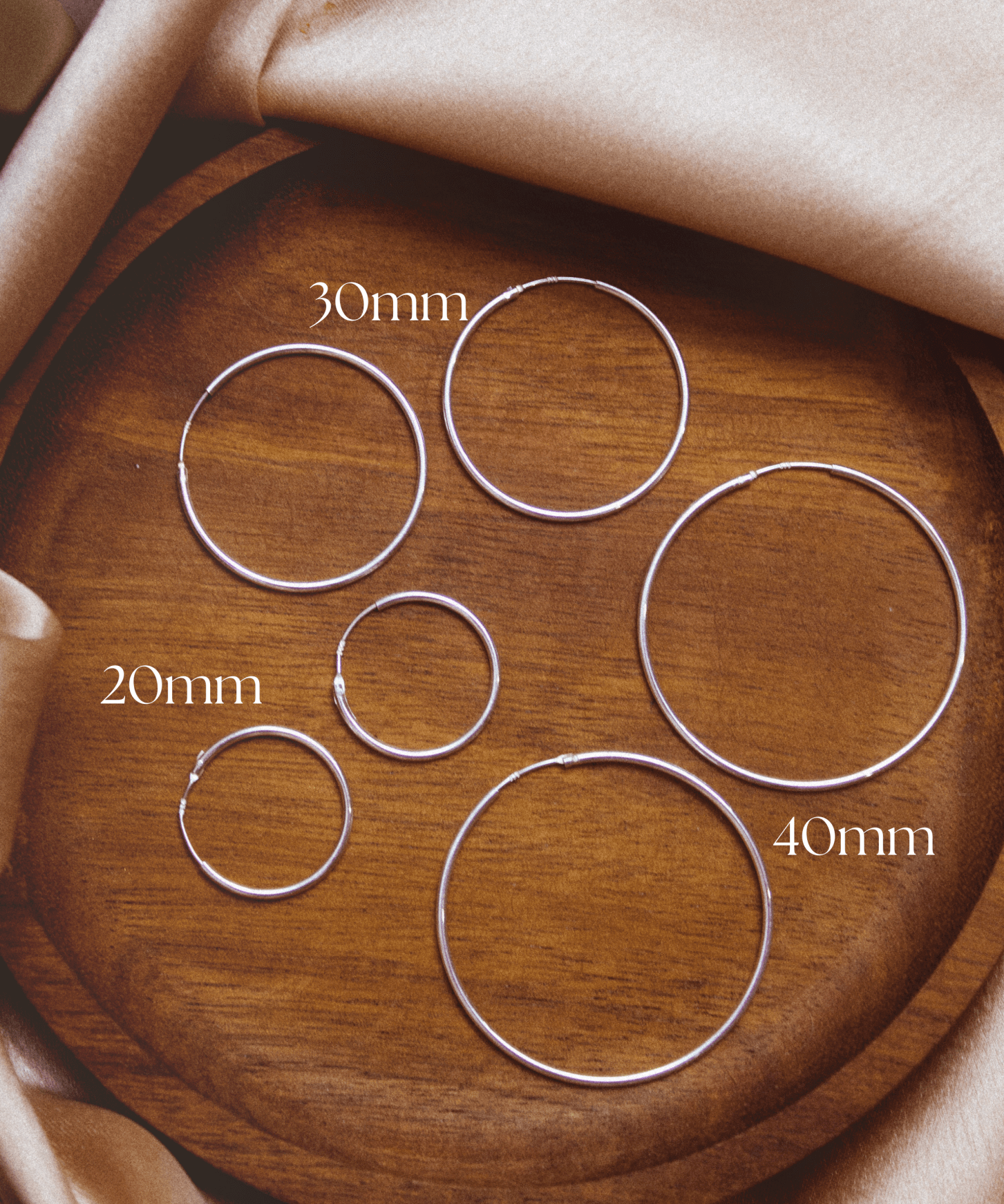 Sterling Silver Sleeper Hoop Earrings - Jewellery Hut
