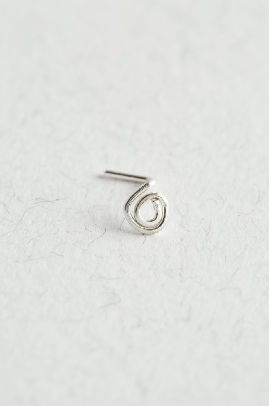 Silver Spiral Nose Stud l Silver Nose Stud l Nose Studs