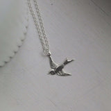 Sterling Silver Swallow Necklace - Jewellery Hut