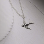 Sterling Silver Swallow Necklace - Jewellery Hut