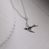 Sterling Silver Swallow Necklace - Jewellery Hut