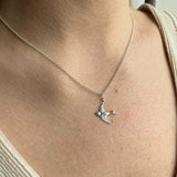 Sterling Silver Swallow Necklace - Jewellery Hut