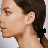 Sterling Silver Textured Hoop Earrings - Jewellery Hut