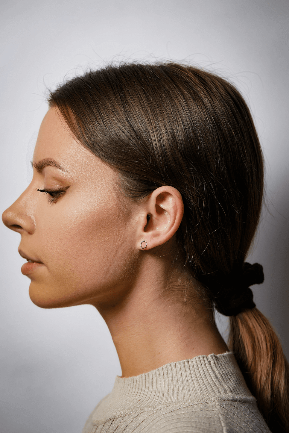 Titanium Circle Stud Earrings - Jewellery Hut