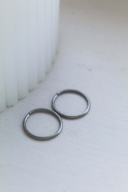 Titanium Hoop Earrings - Jewellery Hut